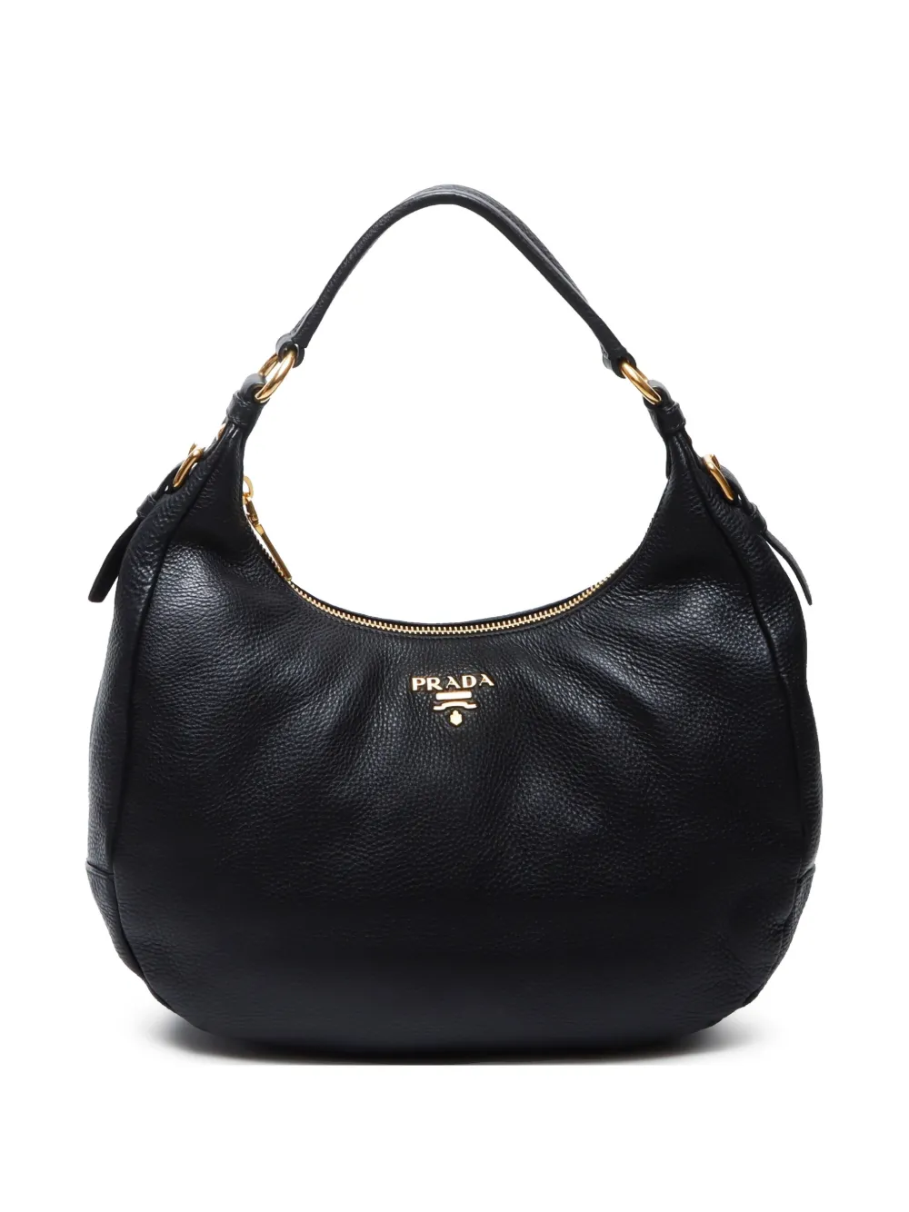 Prada Pre-Owned 2000-2024 logo-lettering handbag | Black | Image 1