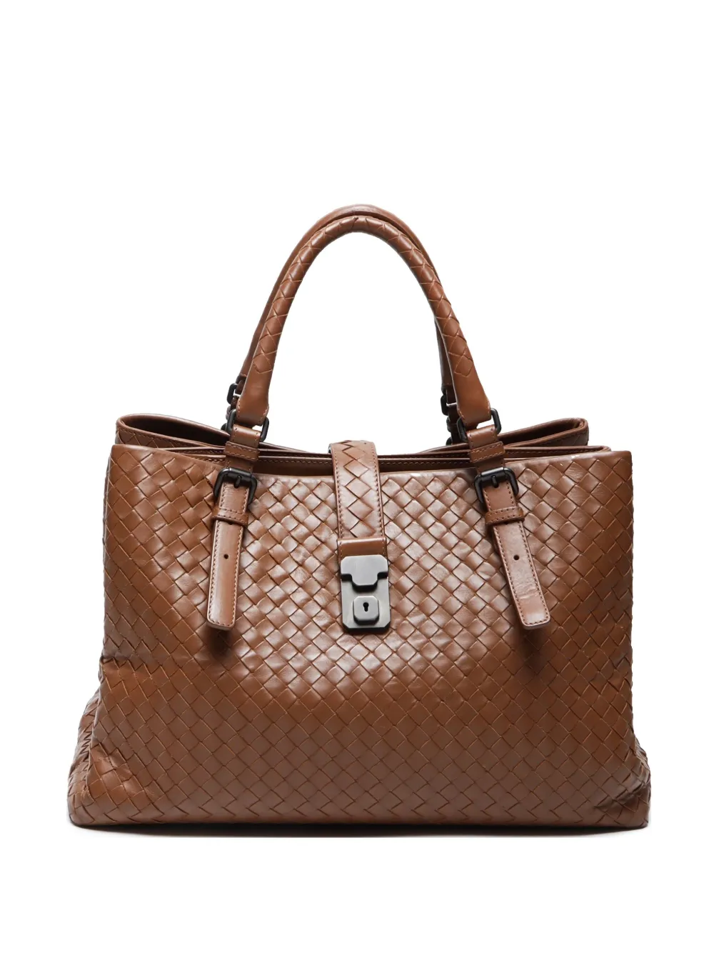 2000-2010 large Rome Intrecciato handbag