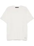 Y's logo-print T-shirt - Black