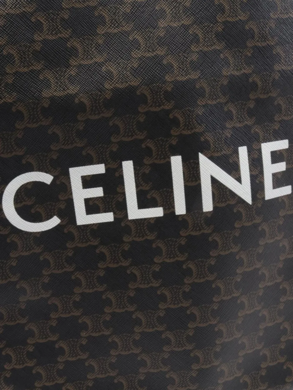 Pre-owned Celine 2010 Hippopotamus Small Tote Bag In 褐色