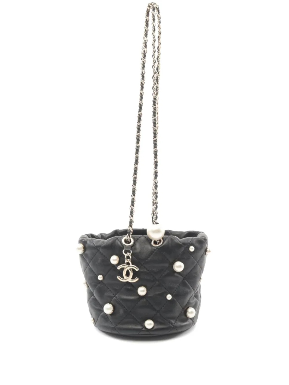 CHANEL Pre-Owned 2021-2022 Coco Chain ショルダーバッグ - ブラック CHANEL Pre-Owned 2021-2022 Coco Chain ショルダーバッグ - ブラック