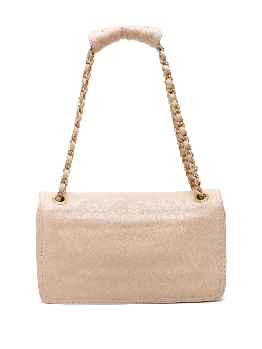 CHANEL Pre-Owned 2012-2013 2.55 Wild Stitch schoudertas - Beige