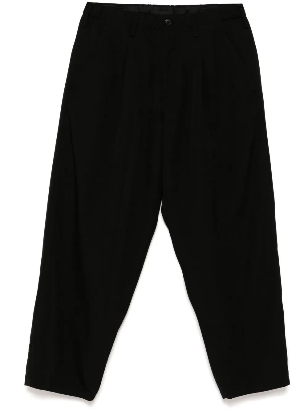 Gabardine waist string trousers