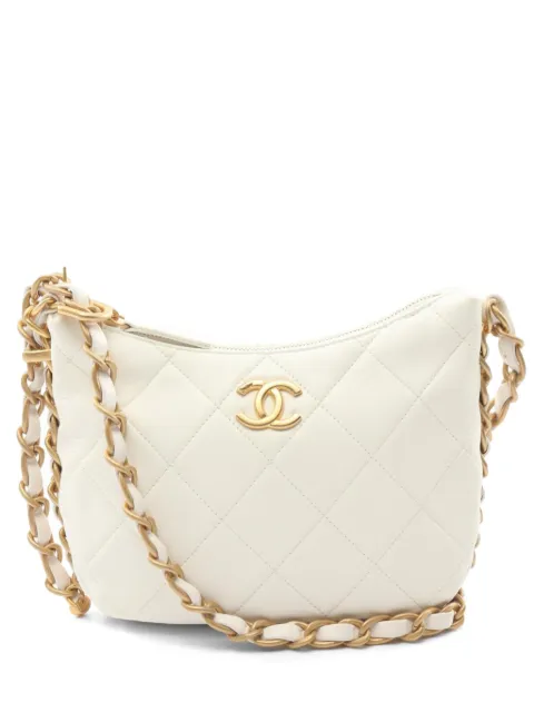 CHANEL Pre-Owned شنطة كتف بتأثير مبطن 2021