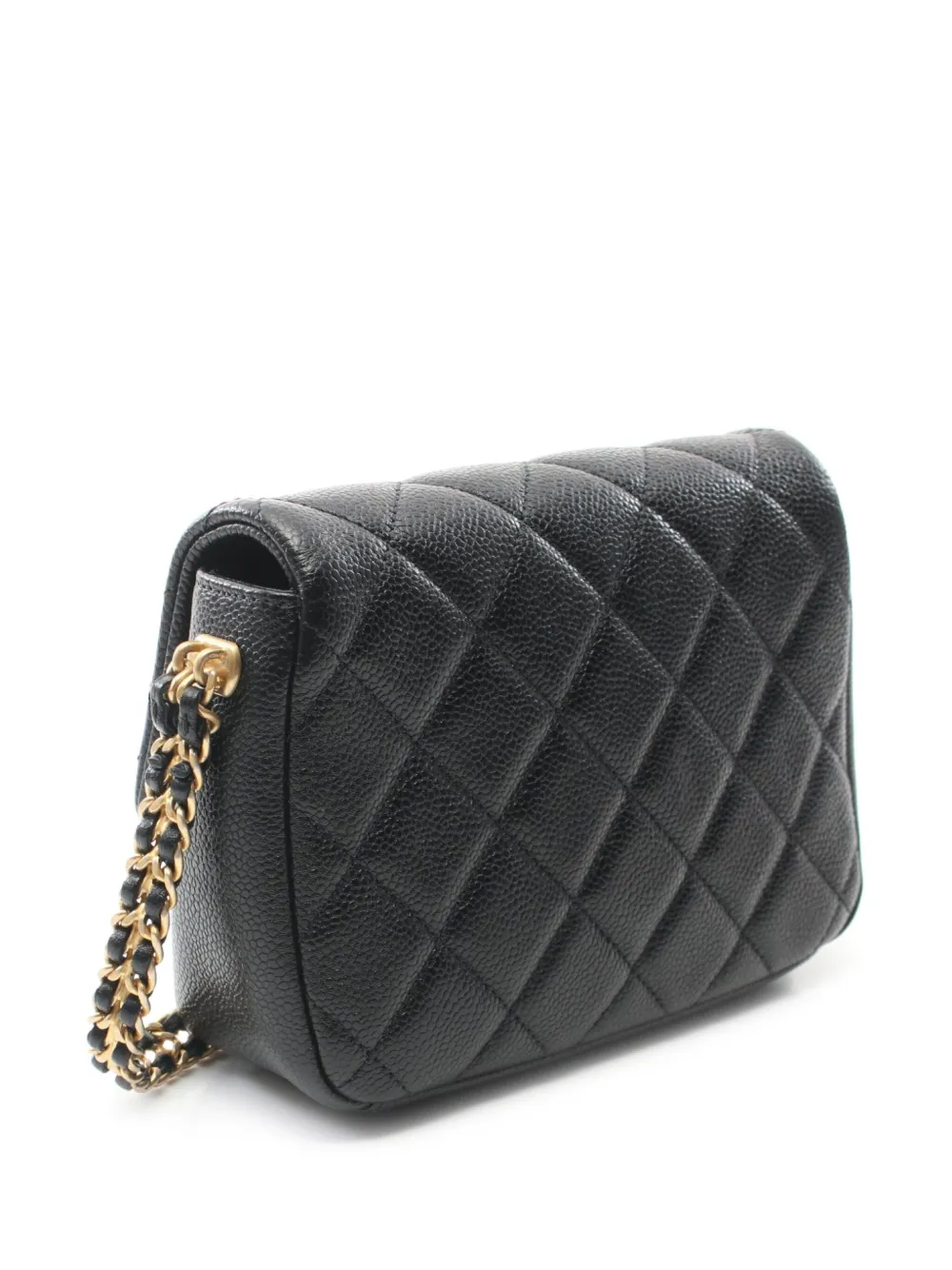 CHANEL Pre-Owned 2021 Medallion Soul Flap shoulder bag - Zwart