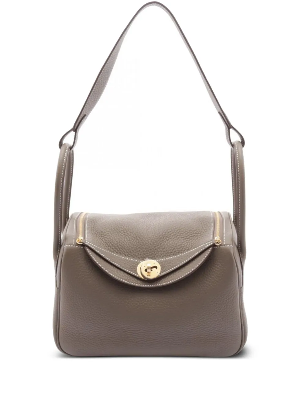 Hermès Pre-Owned 2024 リンディ 26 ショルダーバッグ - ニュートラル Hermès Pre-Owned 2024 リンディ 26 ショルダーバッグ - ニュートラル