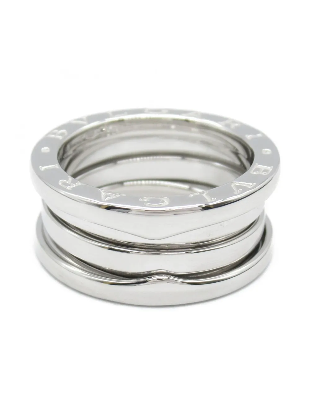 Bvlgari Pre-Owned anillo B.Zero1 en oro blanco de 18kt 2010 | Hombre | Image 2