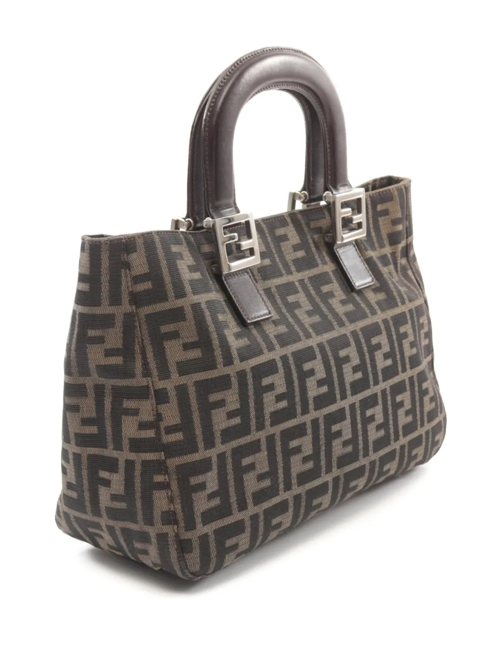 Fendi Pre-Owned 2010s Zucca handtas - Bruin