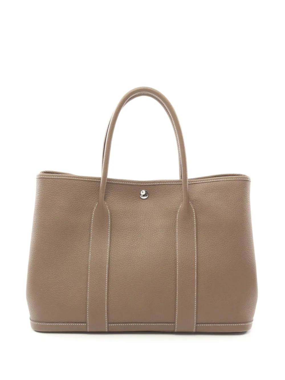 Hermès Pre-Owned 2019 ガーデンパーティー PM ハンドバッグ - ニュートラル Hermès Pre-Owned 2019 ガーデンパーティー PM ハンドバッグ - ニュートラル