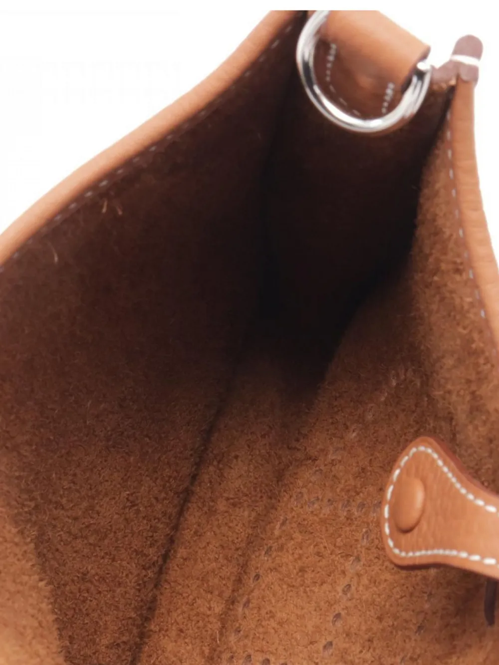 Pre-owned Hermes 2024 Evelyn Tpm Shoulder Bag In Brown