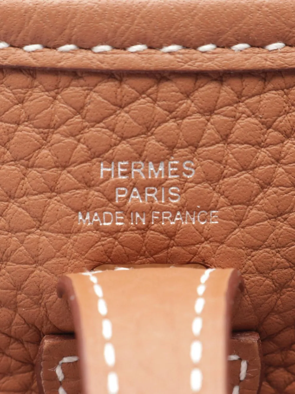 Pre-owned Hermes 2024 Evelyn Tpm Shoulder Bag In Brown