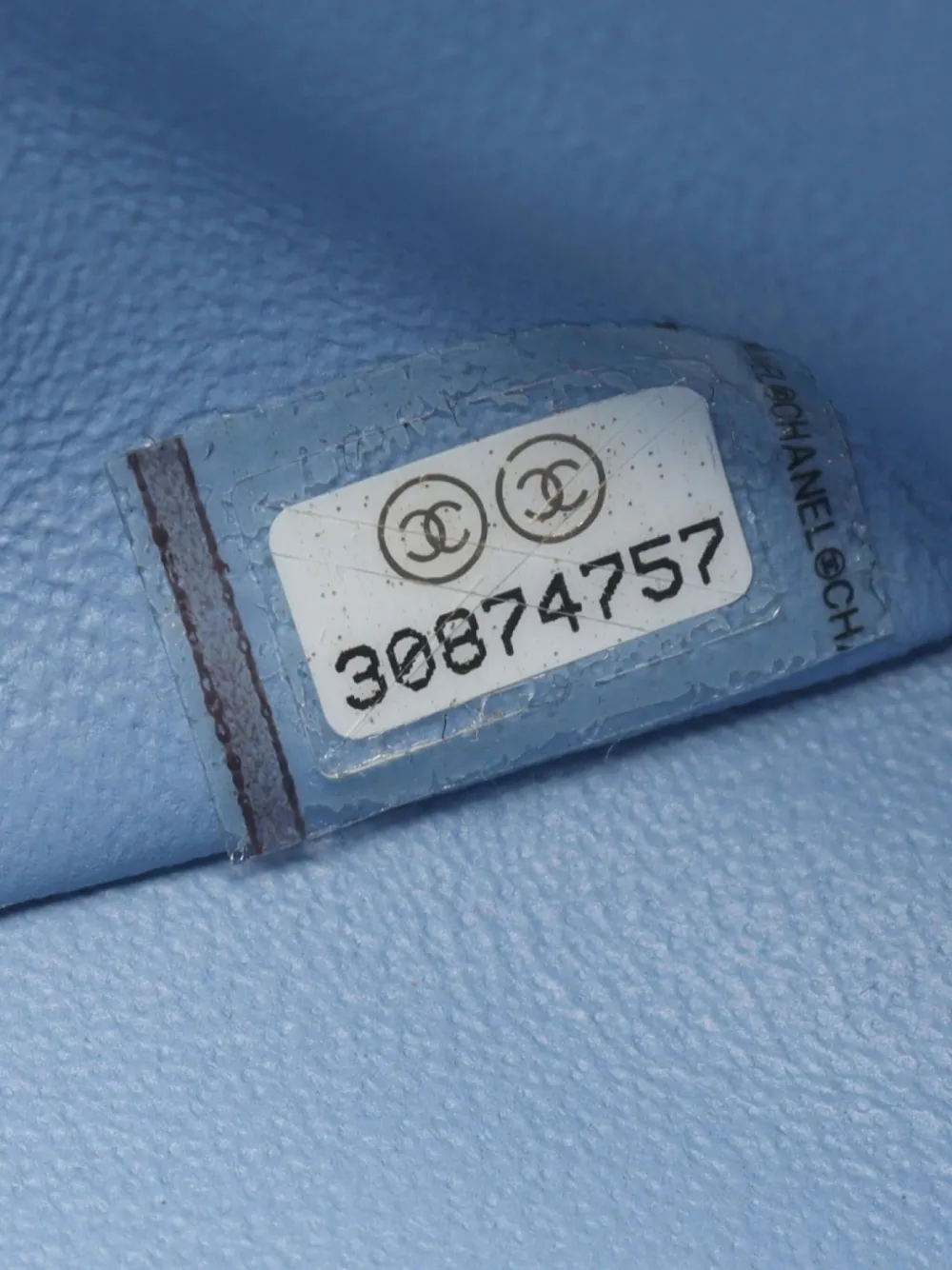 Pre-owned Chanel 2020-2021 Mini Classic Flap Shoulder Bag In Blue