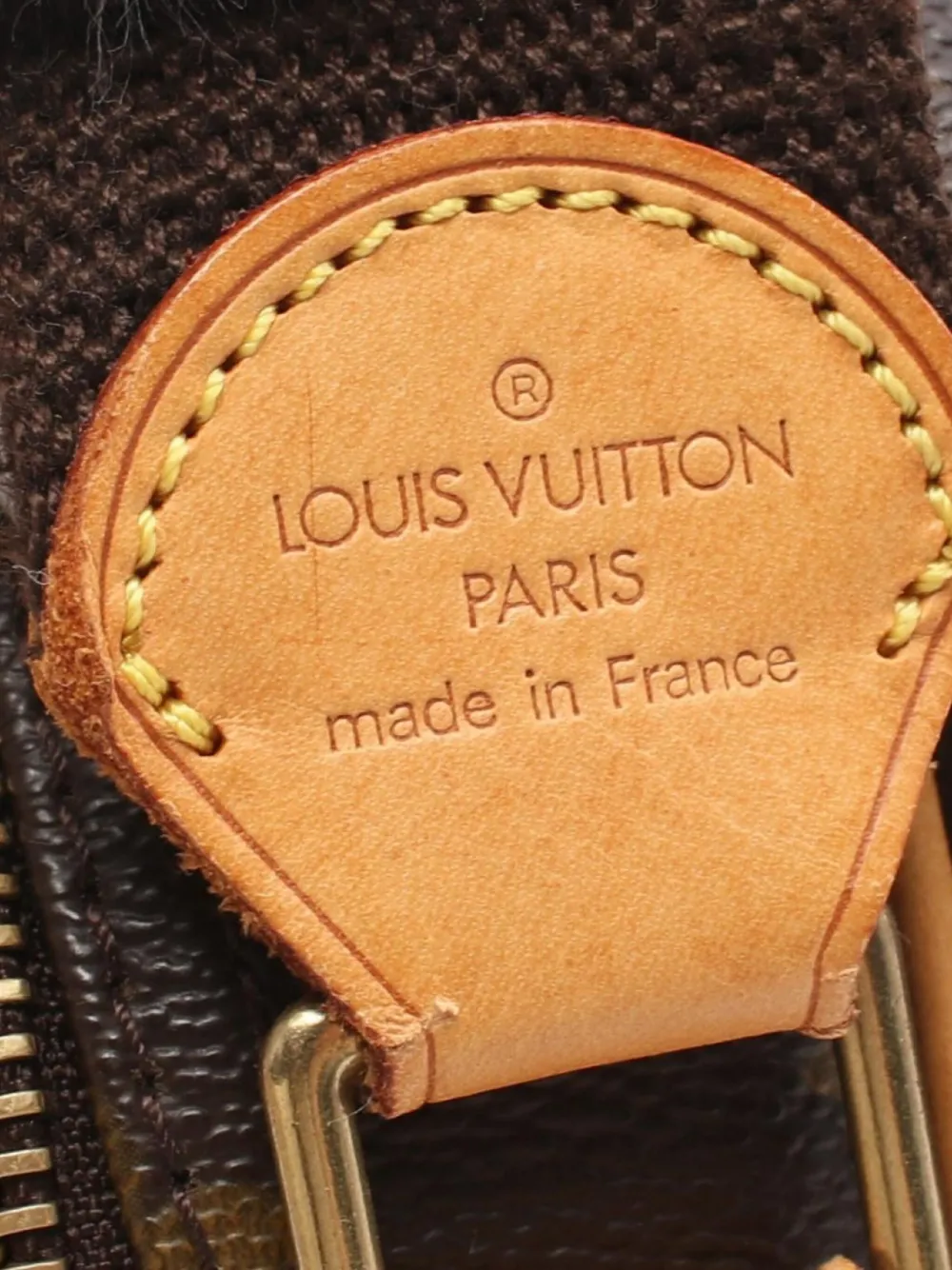Pre-owned Louis Vuitton 2002 Reporter Pm Handbag In Brown