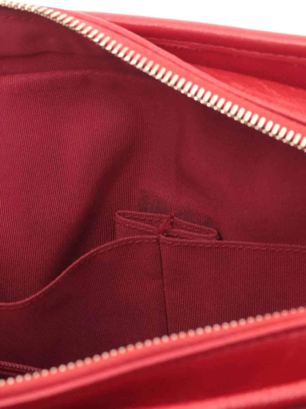 Pre-owned Chanel 2017-2018 Large Gabrielle Handbag In Red
