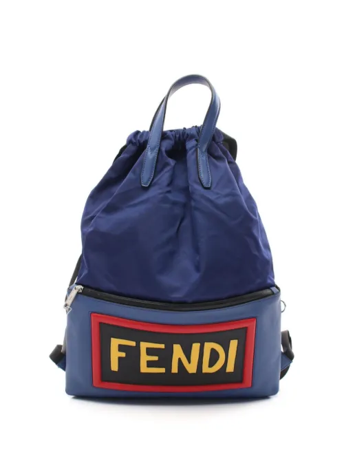 Sac à dos à logo appliqué (2010) - Fendi Pre-Owned - Modalova