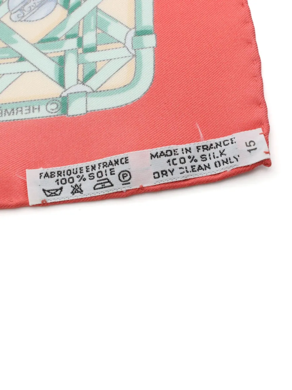 Pre-owned Hermes 2010s Carré 90 Feux De Route Scarf In Pink