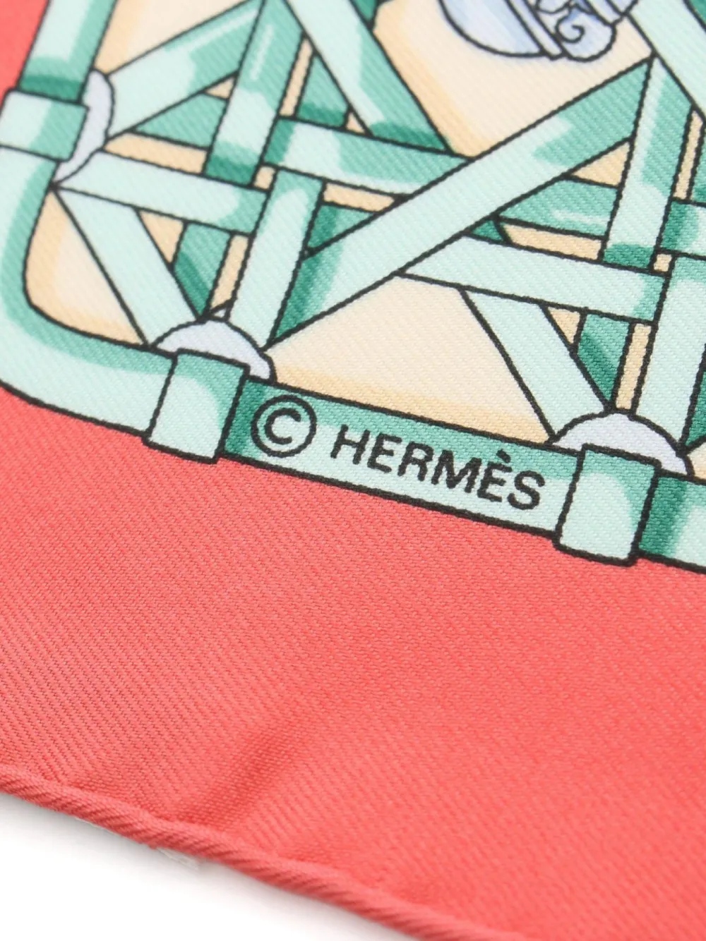 Hermès Pre-Owned mascada Carré 90 Feux De Route 2010 | Image 2