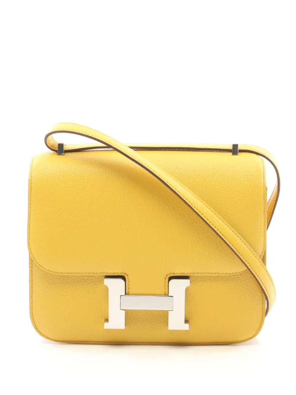 Hermès Pre-Owned 2023 コンスタンス 3 ショルダーバッグ ミニ - イエロー Hermès Pre-Owned 2023 コンスタンス 3 ショルダーバッグ ミニ - イエロー