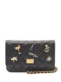 CHANEL Pre-Owned 2016-2017 2.55 matelassé crossbody bag - Black