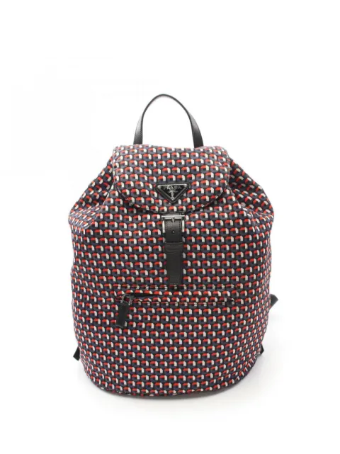 Prada Pre-Owned mochila con motivo 2010