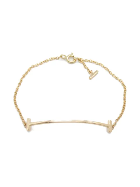 Tiffany & Co. Pre-Owned 2010s 18kt rose gold T Smile bracelet