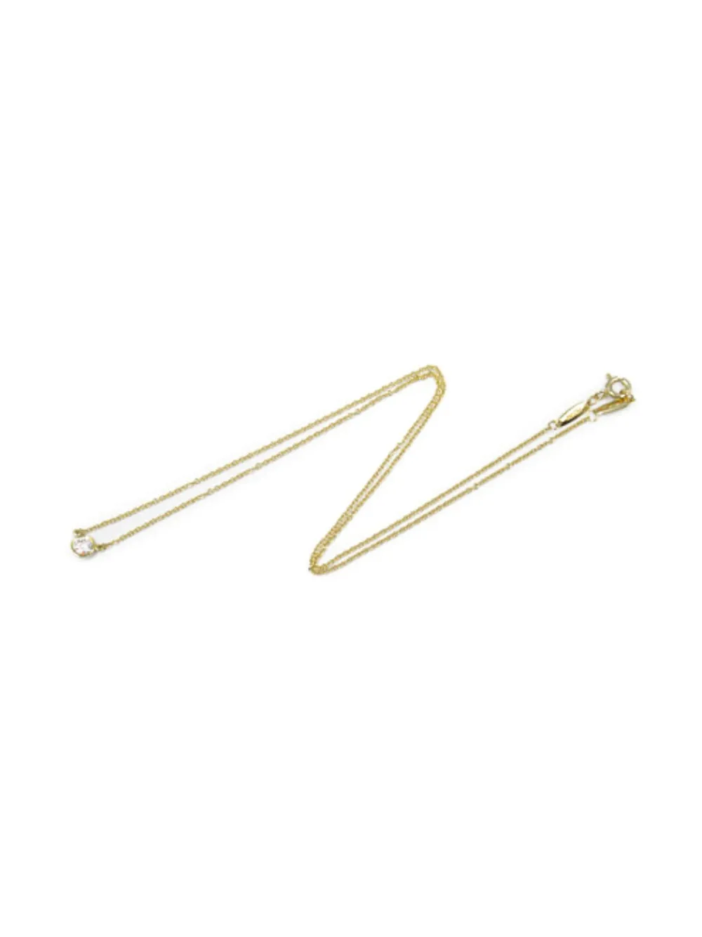 Tiffany & Co. Pre-Owned 2010s 18kt yellow gold By the Yard diamond pendant necklace | Pre-Owned | Image 2
