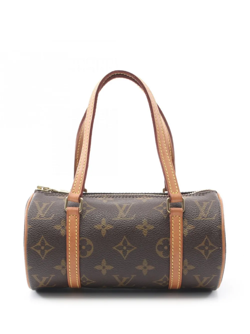 Louis Vuitton Pre-Owned 2003 ミニ パピヨン ハンドバッグ - ブラウン Louis Vuitton Pre-Owned 2003 ミニ パピヨン ハンドバッグ - ブラウン