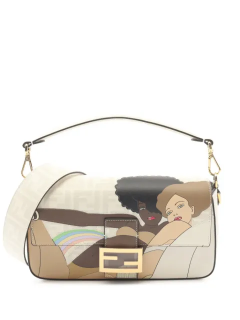 Fendi Pre-Owned x Antonio Lopex 2010s Mamma Baguette two-way bag