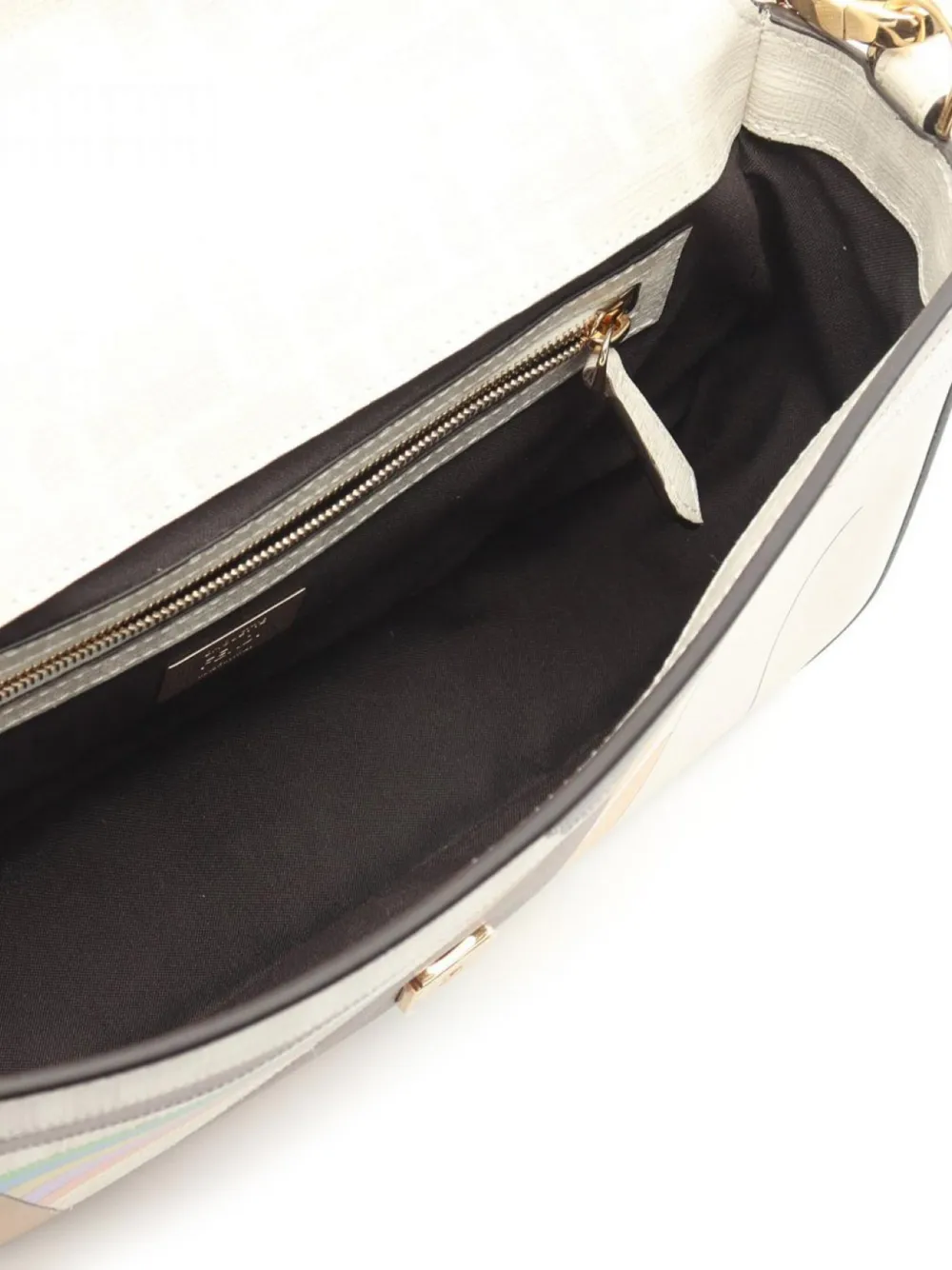 Pre-owned Fendi X Antonio Lopex 2010s Mamma Baguette Two-way Bag In Neutrals