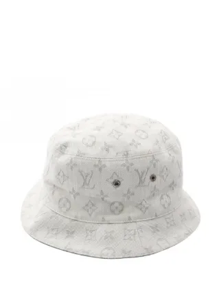Louis Vuitton Pre-Owned 2020 Taigarama Bron Omkeerbare Vissershoed | Blauw  | FARFETCH NL