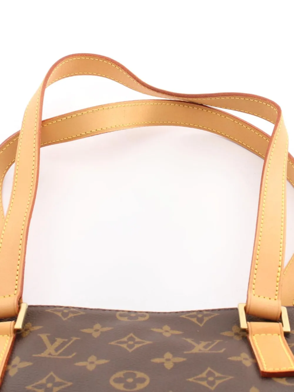 Pre-owned Louis Vuitton 2003 Kabamezo Monogram Tote Bag In Brown