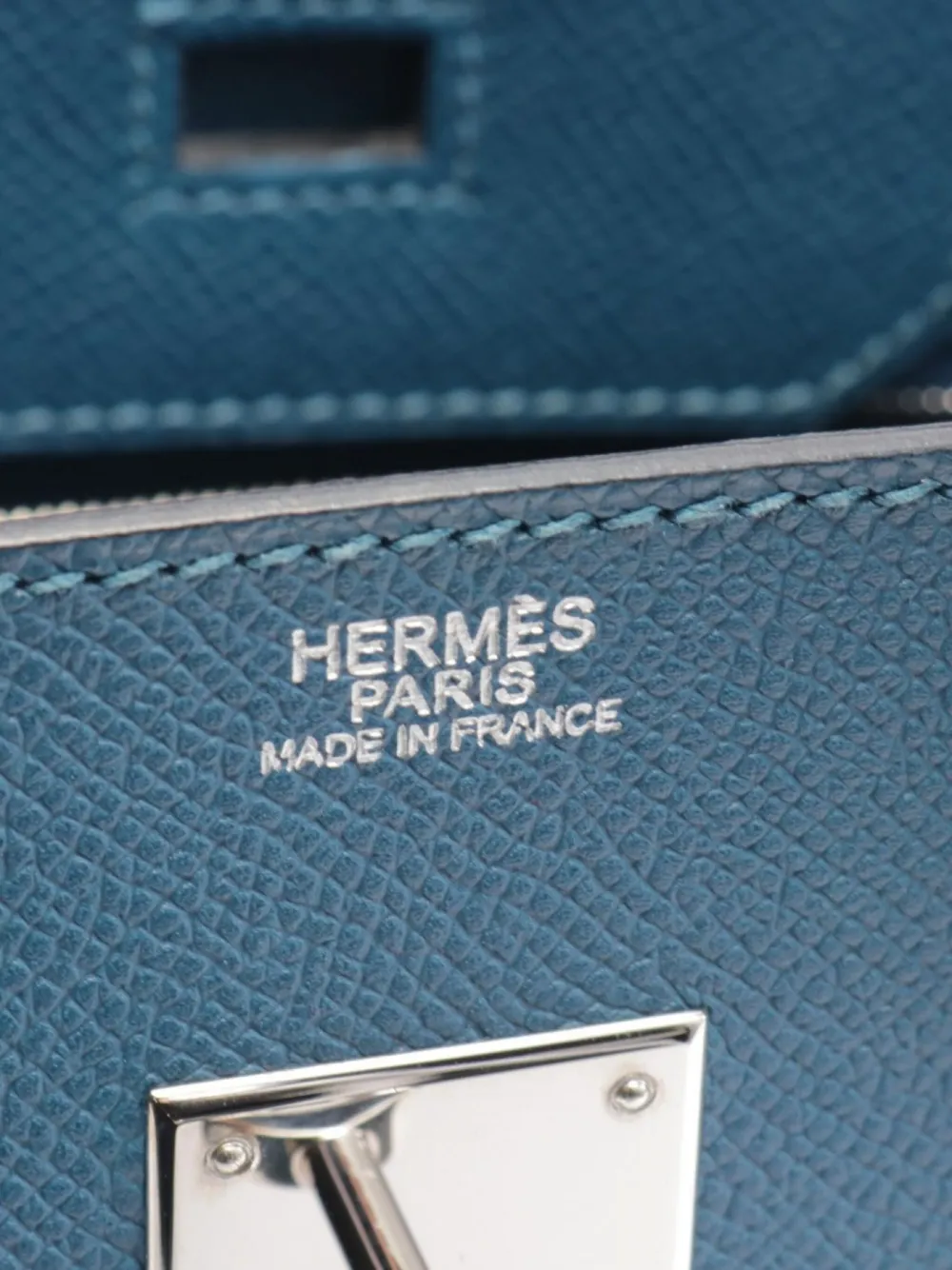 Pre-owned Hermes 2008 Birkin 30 Handbag In 蓝色