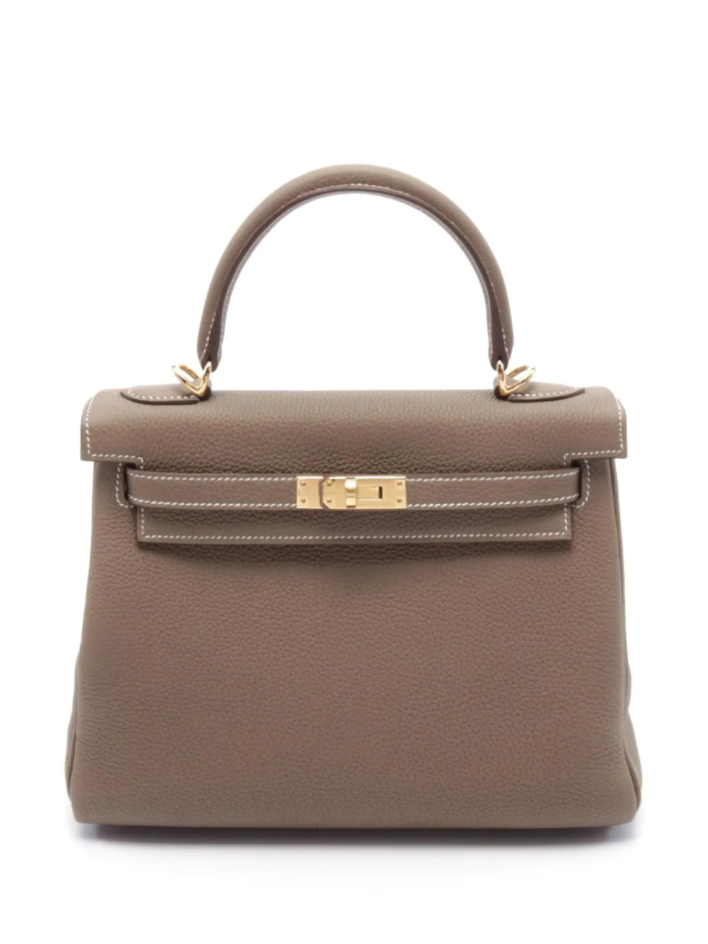 Hermès Pre-Owned 2024 ケリー 25 2way ハンドバッグ - ブラウン Hermès Pre-Owned 2024 ケリー 25 2way ハンドバッグ - ブラウン