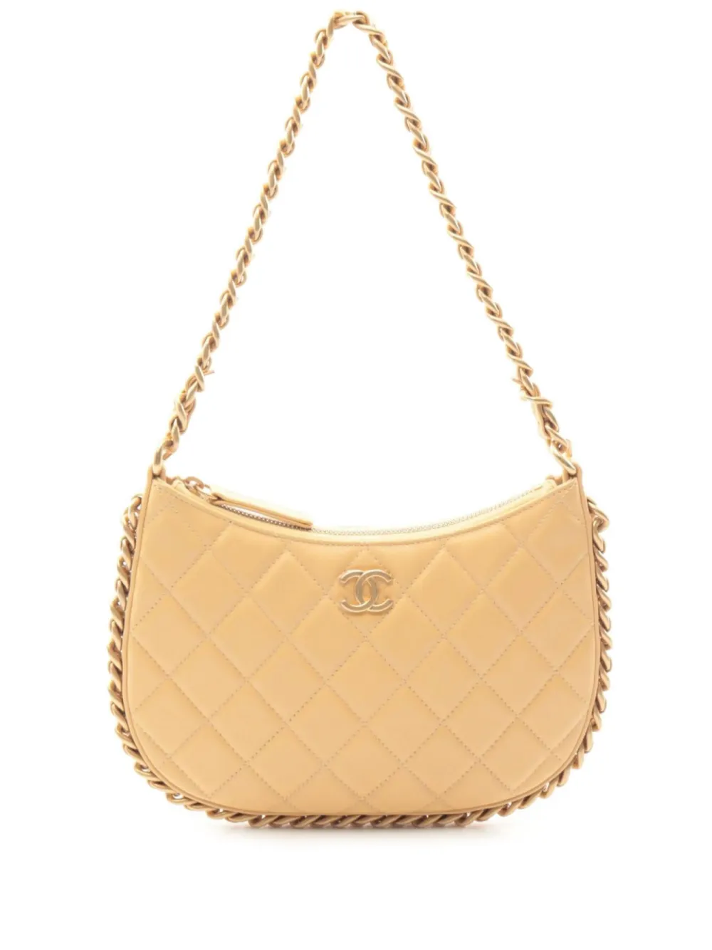 CHANEL Pre-Owned 2021 ココマーク チェーン ショルダーバッグ - ニュートラル CHANEL Pre-Owned 2021 ココマーク チェーン ショルダーバッグ - ニュートラル