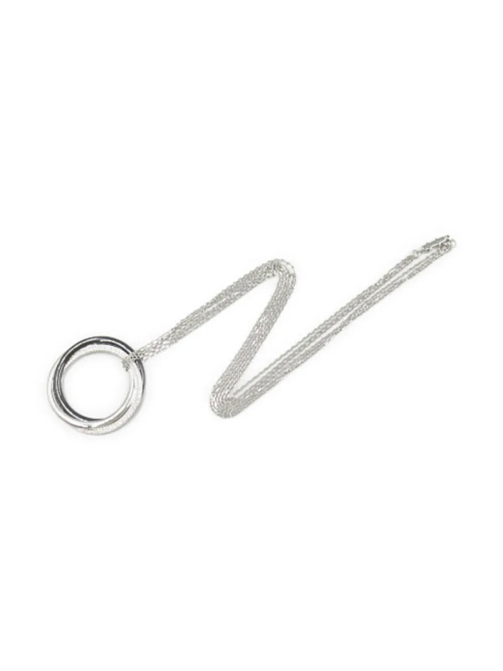 Cartier 2010s 18K white gold Trinity diamond necklace | Image 2