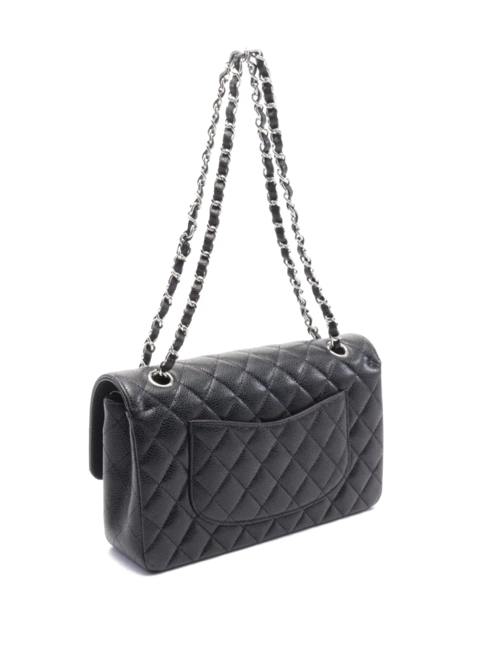 CHANEL Pre-Owned 2021 Matelassé Chain shoulder bag - Zwart