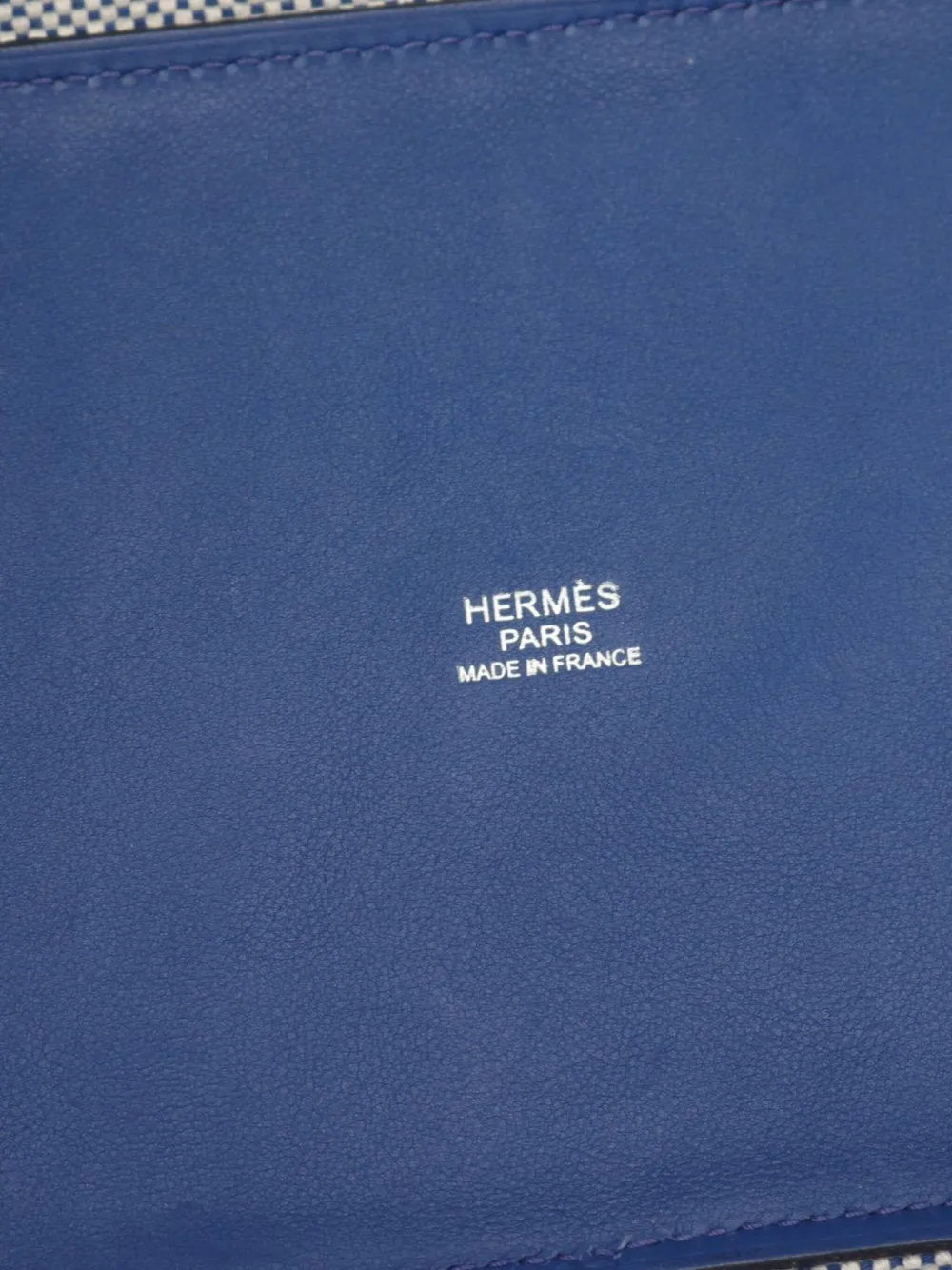 Pre-owned Hermes 2022 H Ambie Gm Handbag In White