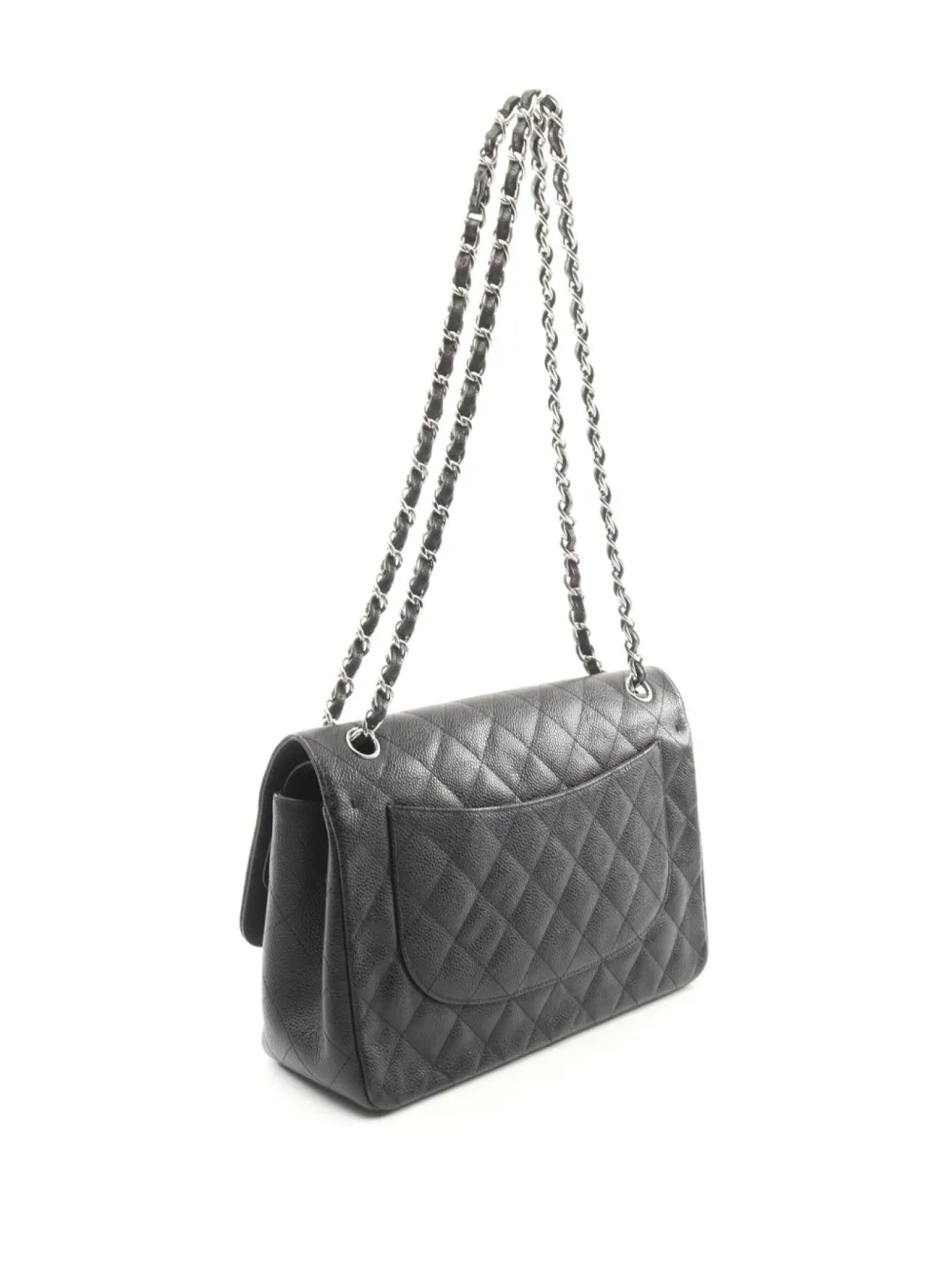 CHANEL Pre-Owned 2011 Deca matelassé 30 bag - Zwart