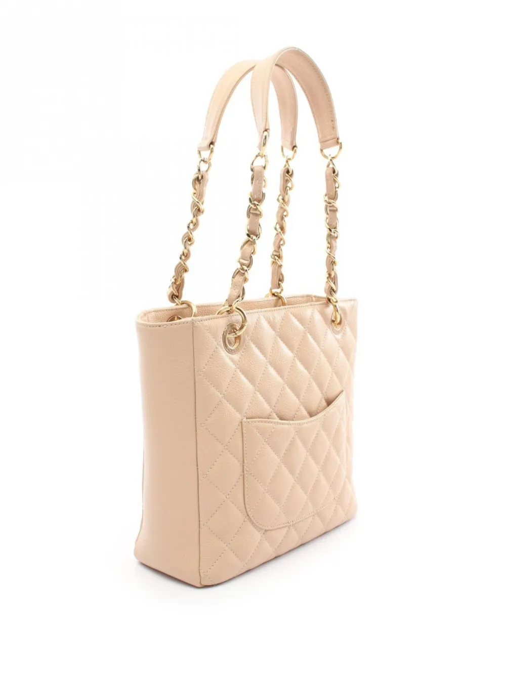 CHANEL Pre-Owned 2011 PST Petite shopper - Beige