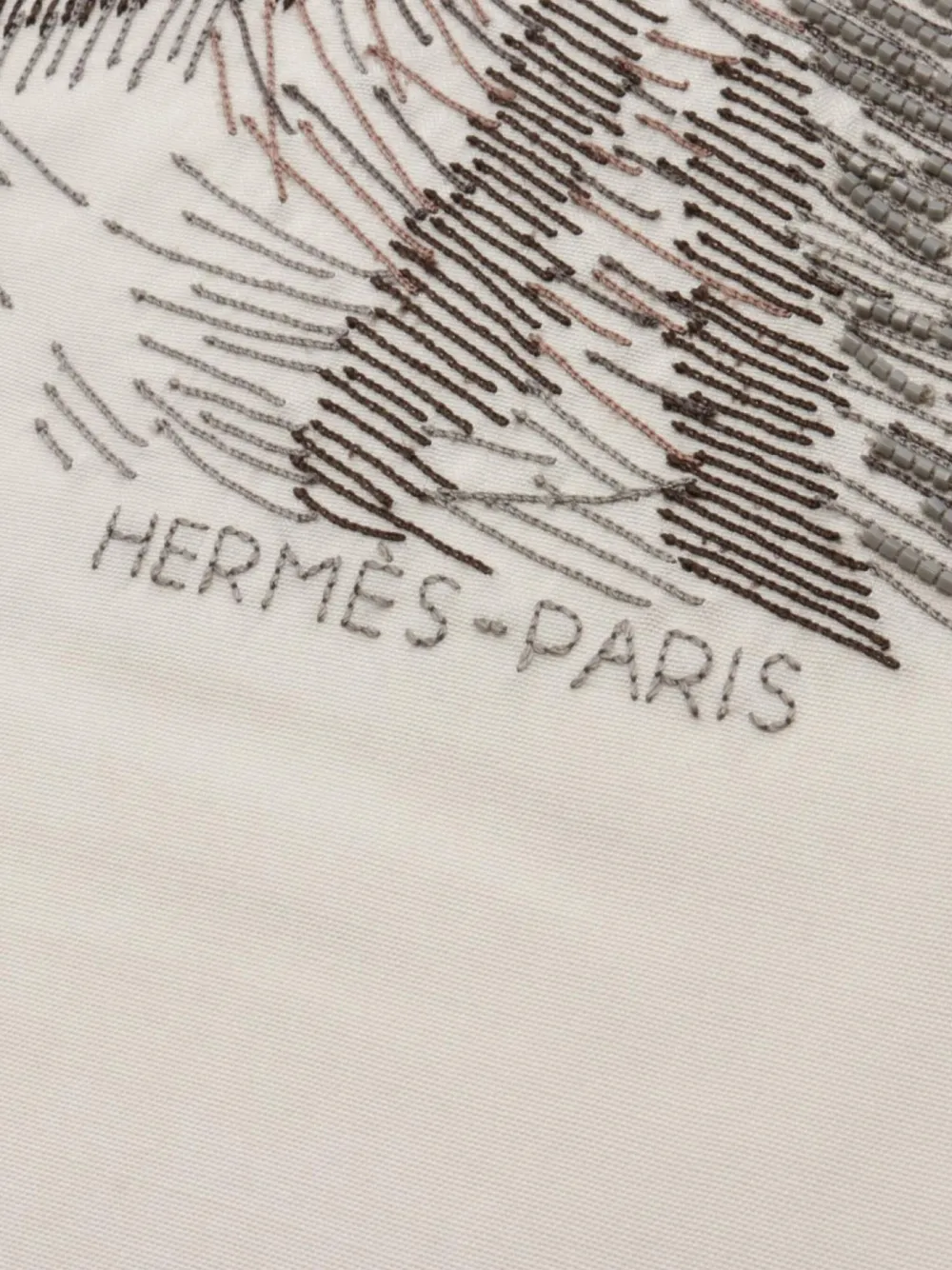 Hermès Pre-Owned mascada bordada 2010 | Image 2