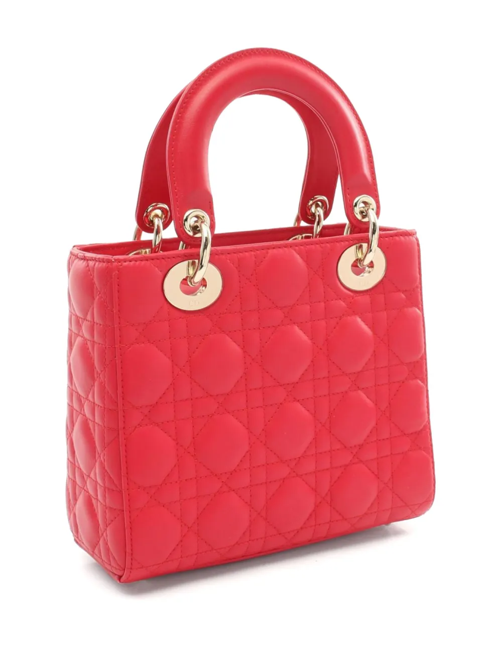 Christian Dior Pre-Owned 2010 Lady Dior Two-Way handbag - Rood