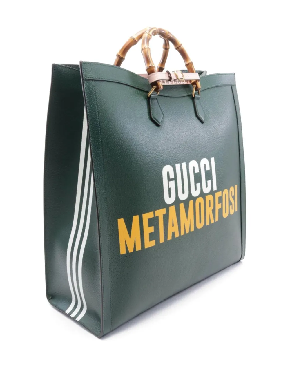 Gucci Pre-Owned x Adidas 2010s Diana Maxi two-way handbag - Groen