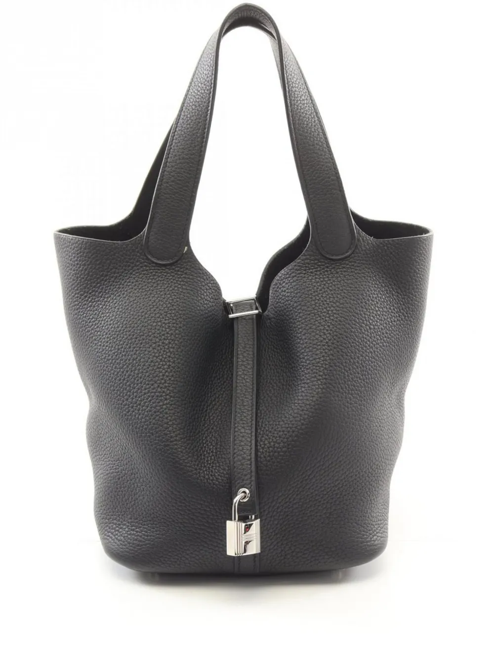 Hermès Pre-Owned 2019 ピコタン MM ハンドバッグ - ブラック Hermès Pre-Owned 2019 ピコタン MM ハンドバッグ - ブラック