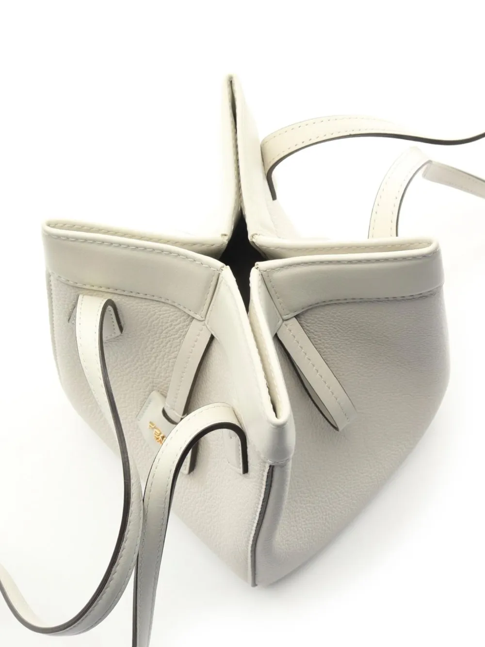 Pre-owned Fendi 2010 Mini Origami Shoulder Bag In White