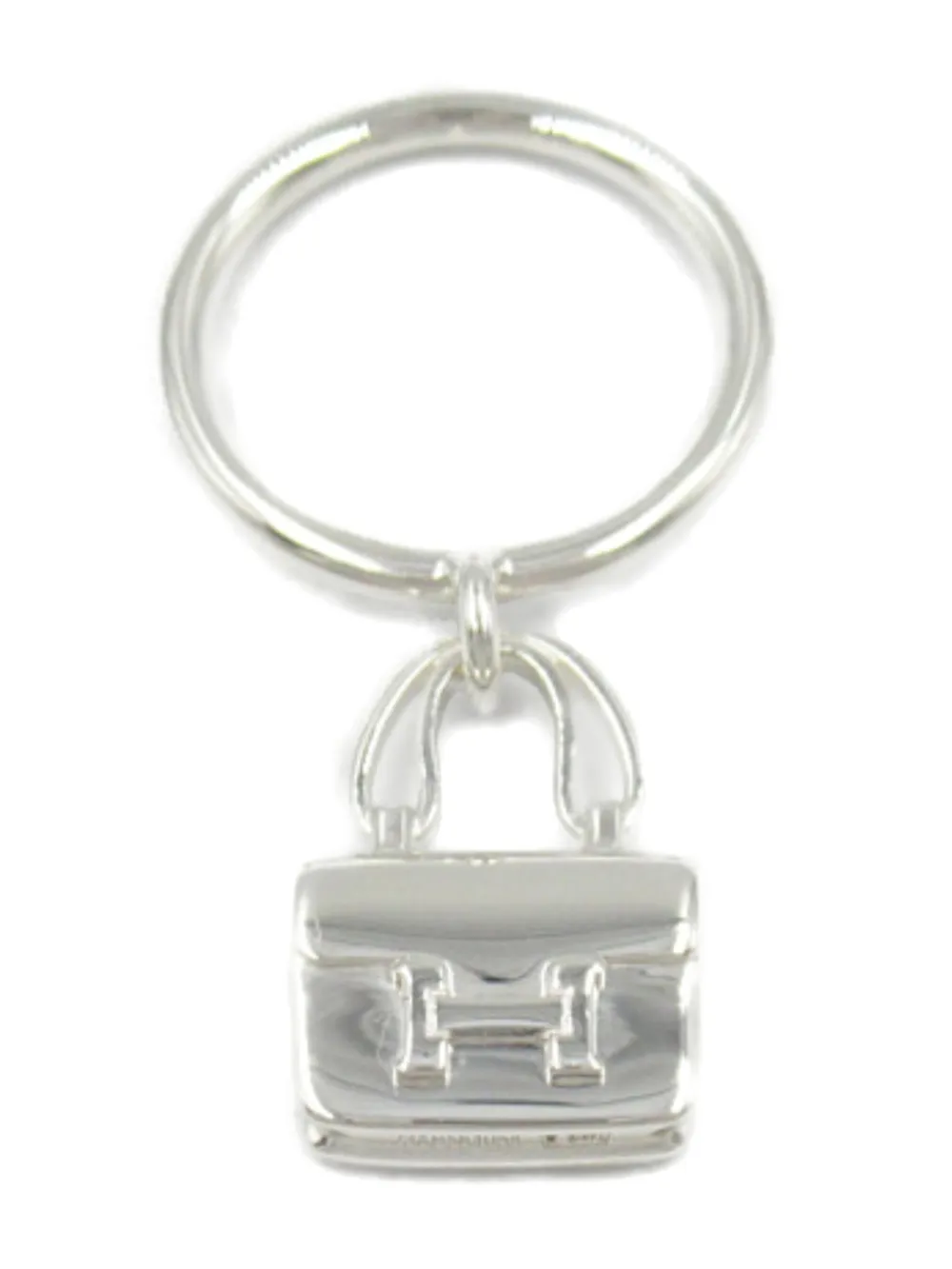 Hermès Pre-Owned 2010s Amulettes Constance リング - シルバートーン Hermès Pre-Owned 2010s Amulettes Constance リング - シルバートーン