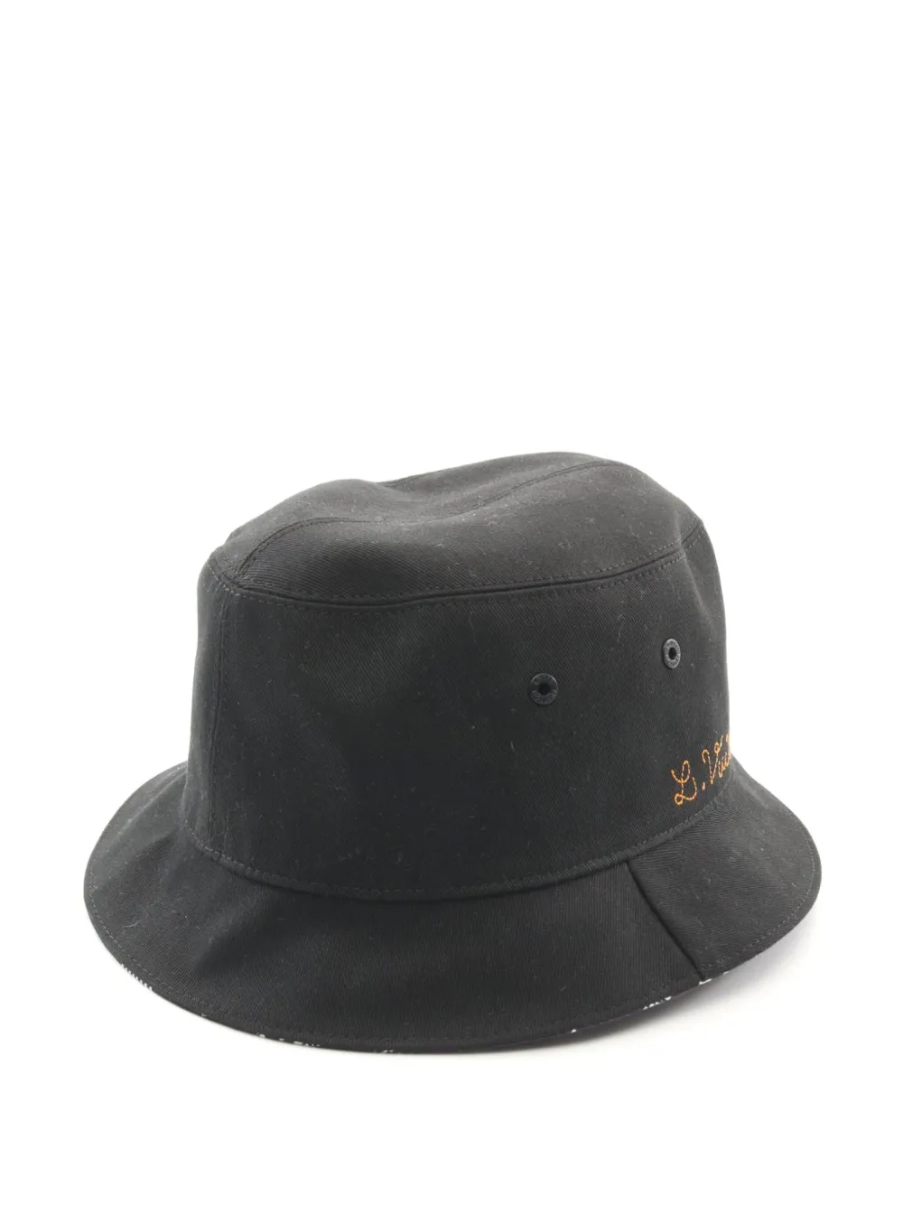 Louis Vuitton Pre-Owned 2020 embroidered bucket hat - Zwart