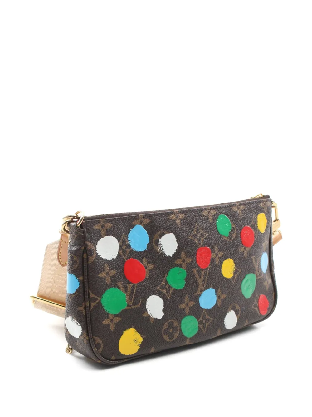 Louis Vuitton Pre-Owned x Yayoi Kusama 2021 Multi Pochette shoulder bag - Bruin