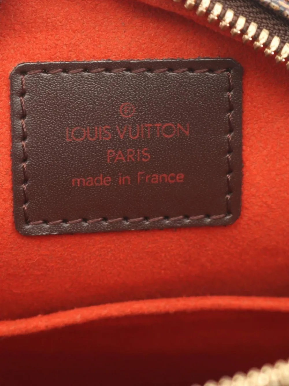 Pre-owned Louis Vuitton 2001 Ipanema Damier Ebene Pm Crossbody Bag In 褐色