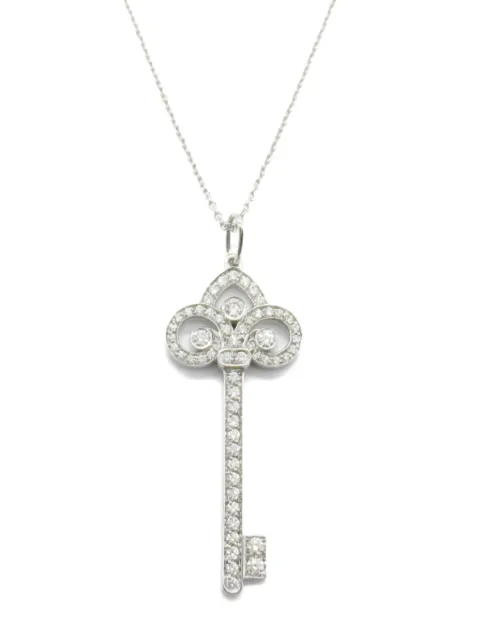 Tiffany & Co. Pre-Owned collar Key en platino con diamante 2010