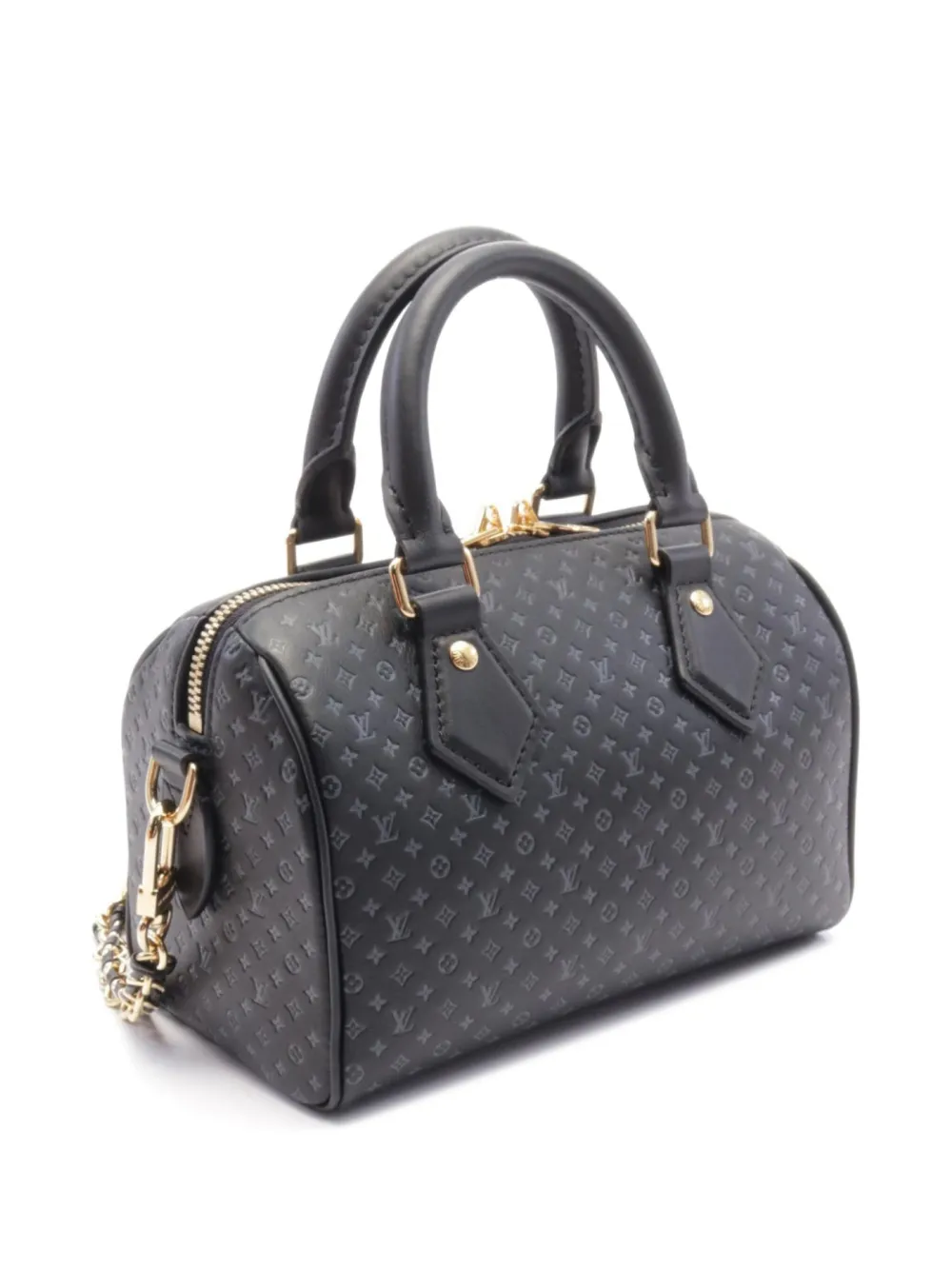 Louis Vuitton Pre-Owned 2021 Speedy Bandouliere 25 handtas - Zwart